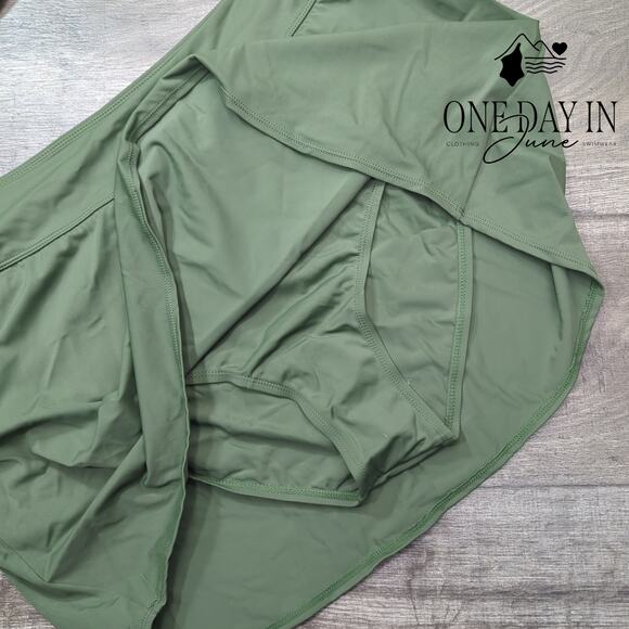 D&Co. Skirted Tankini Swimsuit Size 16 - Picture 4 of 5